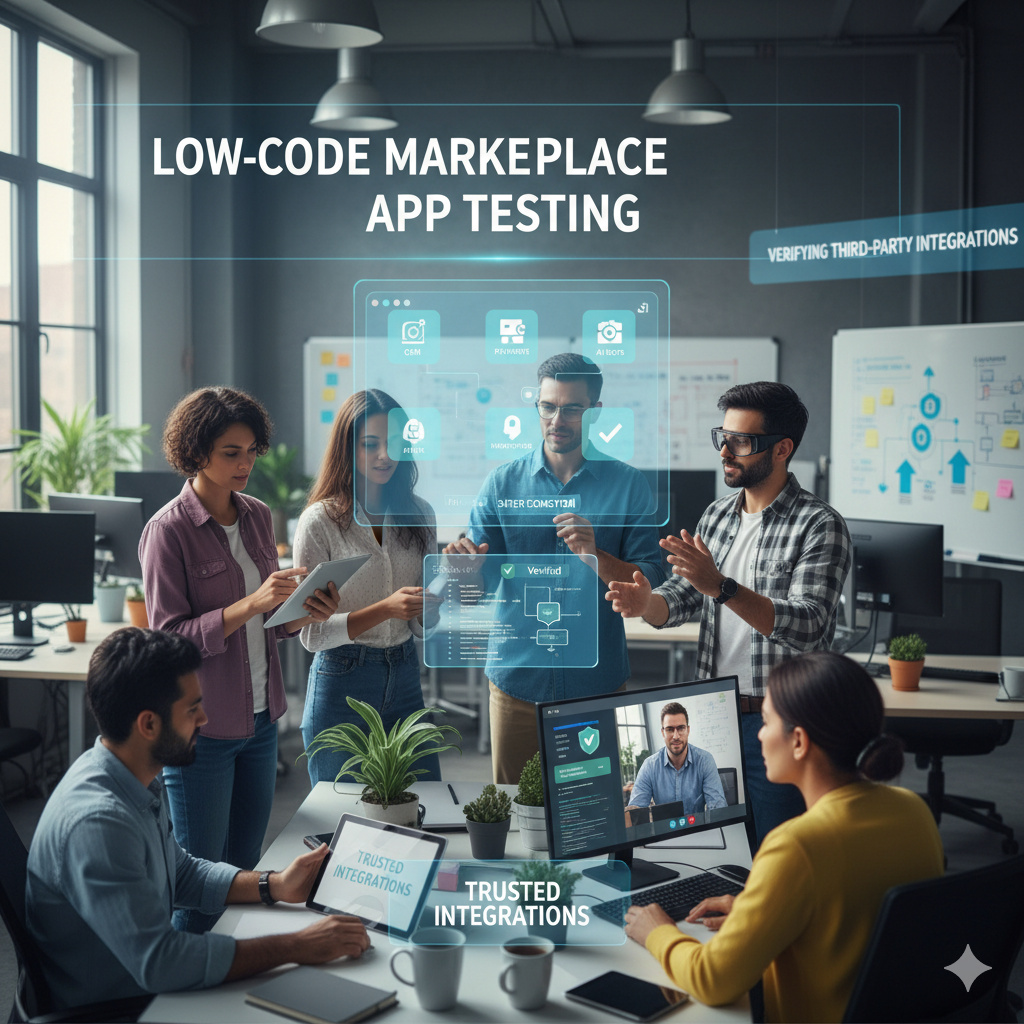Low-Code Marketplace App Testing: Verifying Third-Party Integrations for a Safer, Scalable Ecosystem