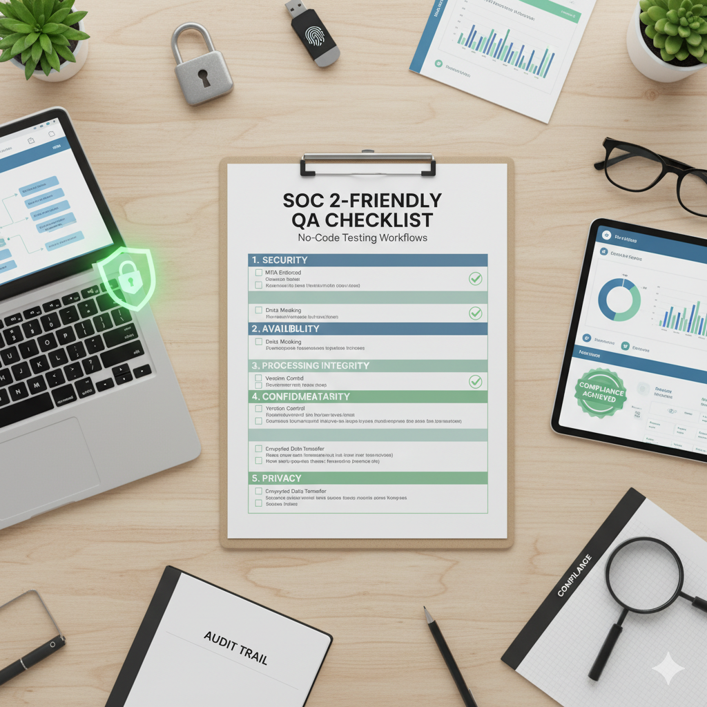 Security & Compliance: SOC 2-Friendly No-Code Testing Checklists That Future-Proof Your QA Workflows